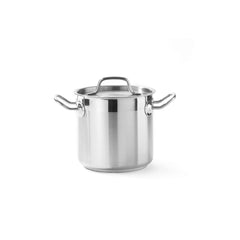 Oala cu capac, 20 Lit, 32 cm diametru x 27 cm inaltime, inox, gama  Kitchen Line, potrivita si pentru uz profesional