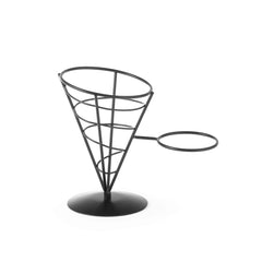 Suport pentru servire cartofi prajiti si bol sos, 210x110x(H)172 mm