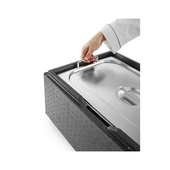 Cutie termoizolanta cu capac 46 lt, GN1/1, tip thermobox, interior 538x338x(H)257 mm,  spuma polipropilenica, exterior 600x400x(H)320 mm