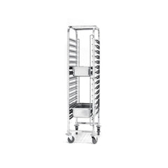 Carucior debarasare tavi, capacitate 15 tavi x GN 1/1(530x325mm), inox, 615x450x(H)1695 mm,