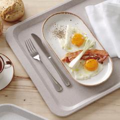 Tava servire dreptunghiulara 32.5x53 cm, GN1/1, solida, culoare granit, potrivita si pentru uz profesional