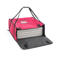 Geanta livrat pizza izolata termic, capacitate 4 cutii de 35x35 cm,