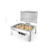 Chafing dish GN 1/1 finisaj satinat, 9 lt, 570x430x(H)290 mm - CLICKPACK