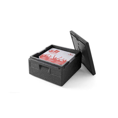 Cutie termoizolanta cu capac pentru transport, 40 lt, GN1/1, interior 538x338x(H)234mm, spuma polipropilenica, exterior 600x400x(H)285 mm - CLICKPACK