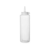 Sticla dispenser pentru sosuri 700 ml, 70x240 mm, polietilena transparenta - CLICKPACK
