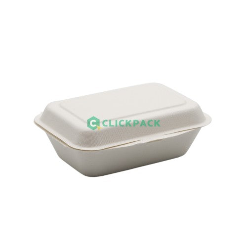 Set Meniu carton biodegradabil (trestie de zahar) 450 cc - CLICKPACK