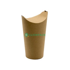 Set Pahar carton fast food cu clapeta 600cc - CLICKPACK