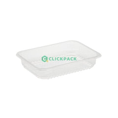 Set Caserola PP termosudabila 13.7 x 18.7 x 3.6 transparenta - CLICKPACK