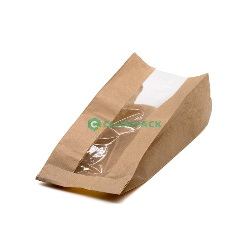 Set Punga hartie cu fereastra 10 x 5 x 23 - CLICKPACK