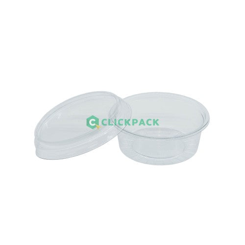 Set Sosiera rotunda cu capac separat 50cc - CLICKPACK