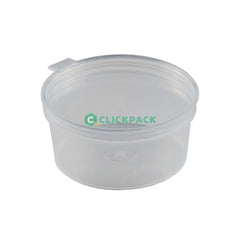 Set Sosiera rotunda PP cu capac atasat 30cc - CLICKPACK