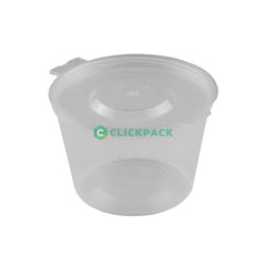 Set Sosiera rotunda PP cu capac atasat 120cc