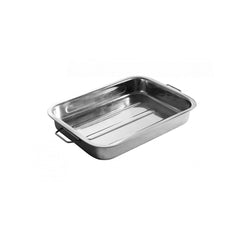 Tava cuptor din inox, 43x31x6 cm, inox de calitate superioara - CLICKPACK