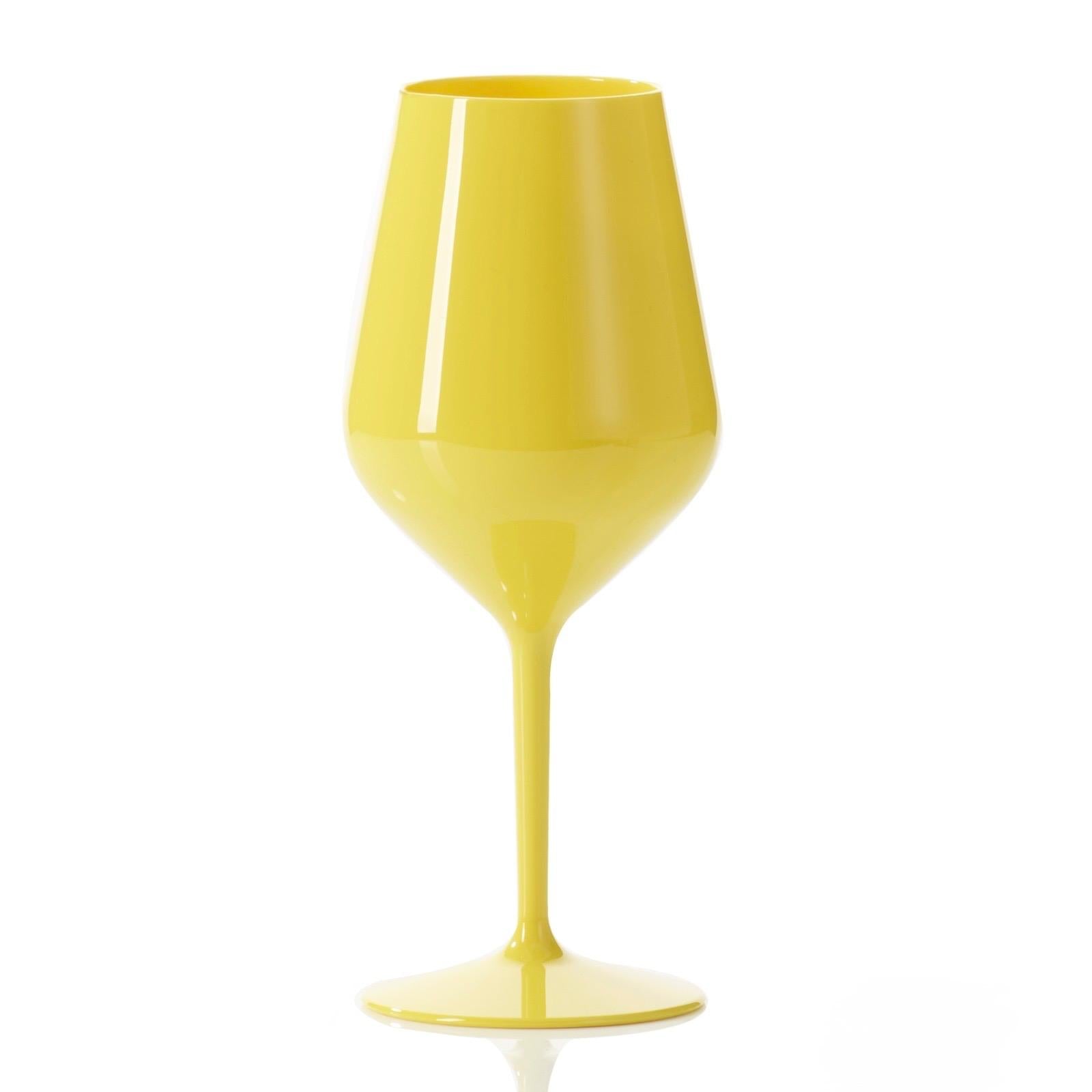 PAHARE GALBENE PENTRU VIN/COCKTAIL 470CC TRITAN - CLICKPACK