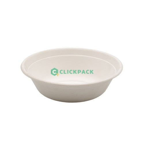 Set Bol carton biodegradabil (trestie de zahar) 400ml - CLICKPACK