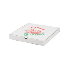 Set Cutie pizza alba cu imprimare generica 40cm - CLICKPACK