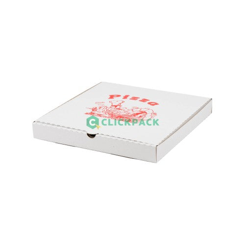 Set Cutie pizza alba cu imprimare generica 50cm - CLICKPACK