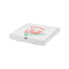 Set Cutie pizza alba cu imprimare generica 50cm - CLICKPACK