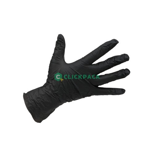 Set Manusi nitril negre nepudrate M - CLICKPACK