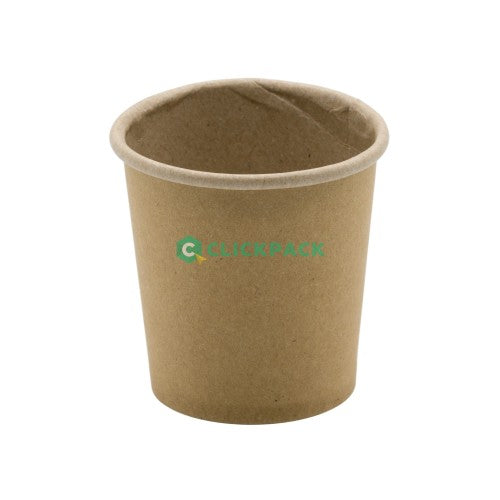 Set Pahar carton 4oz bauturi calde natur - CLICKPACK