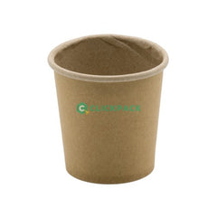 Set Pahar carton 4oz bauturi calde natur - CLICKPACK