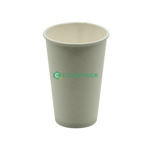 Set Pahar carton 7oz bauturi calde alb - CLICKPACK