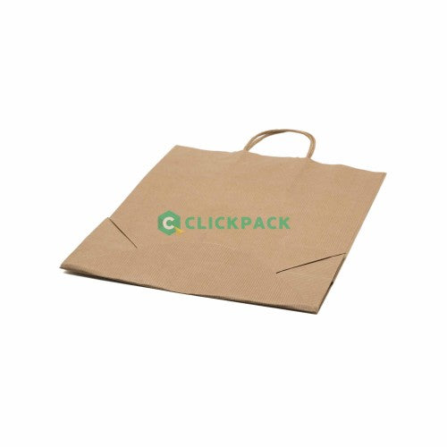 Set Sacosa hartie natur maner rasucit 25*11*32 - CLICKPACK