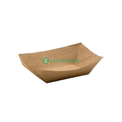 Set Barcuta carton natur fast-food 800 cc