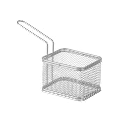 Cos servire Mini-fry pentru cartofi prajiti,  otel inoxidabil, 12x10x(H)8 cm