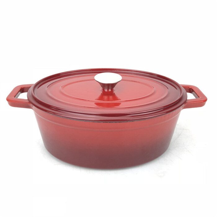 Oala din fonta emailata, 0.2 litri, 130x100x(H)48 mm