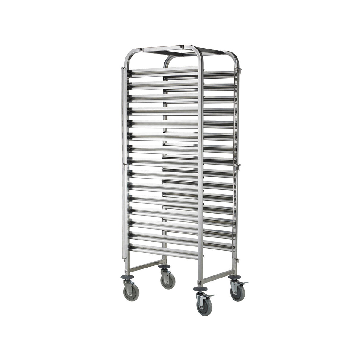 Carucior debarasare tavi, capacitate 15 tavi x GN 1/1(530x325mm), inox, 615x450x(H)1695 mm,