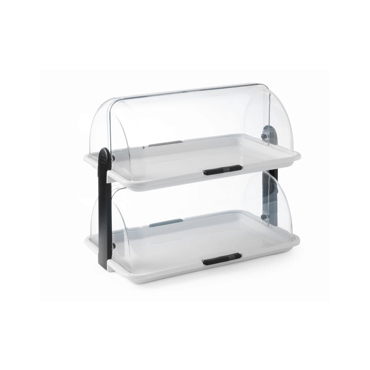 Display  roll top 465x310x(H)410 mm, tava dubla, plastic SAN