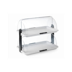 Display  roll top 465x310x(H)410 mm, tava dubla, plastic SAN