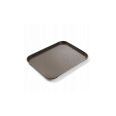 Tava servire fast food maro din polipropilena 265x345x(h)20 mm