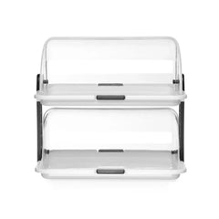 Display roll top dublu, 380x260x(H)355mm