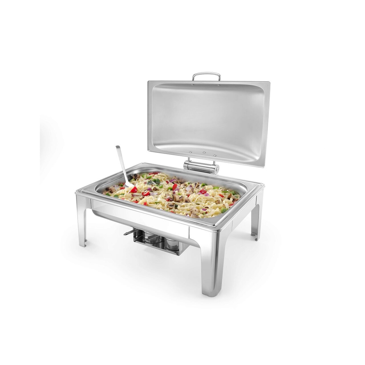 Chafing dish GN 1/1 finisaj satinat, 9 lt, 570x430x(H)290 mm - CLICKPACK