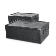 Cutie termoizolanta pentru transport, 21 lt, interior 350x350x(H)175 mm, exterior 410x410x(H)240 mm,  spuma polipropilenica - CLICKPACK
