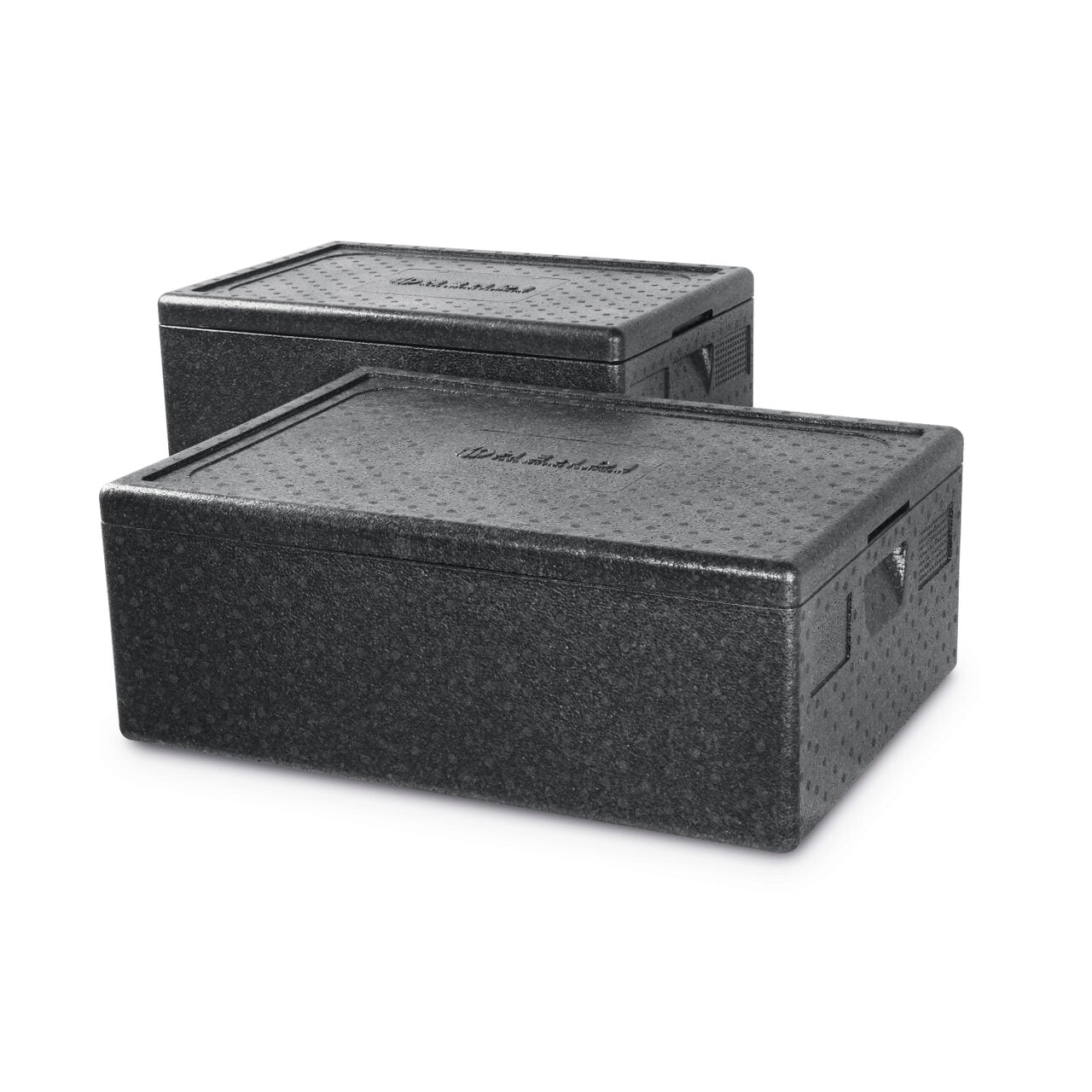 Cutie termoizolanta cu capac pentru transport, 40 lt, GN1/1, interior 538x338x(H)234mm, spuma polipropilenica, exterior 600x400x(H)285 mm - CLICKPACK