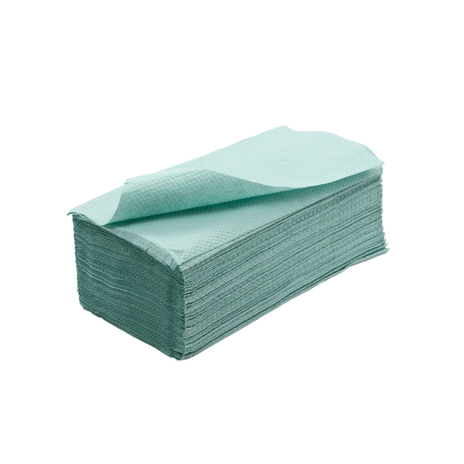 set prosop tip v fold, verde, din material reciclat - CLICKPACK