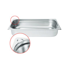 Tava Gastronorm GN 1/1 40 mm 5.3 lt - gama Kitchen Line, otel inoxidabil - CLICKPACK