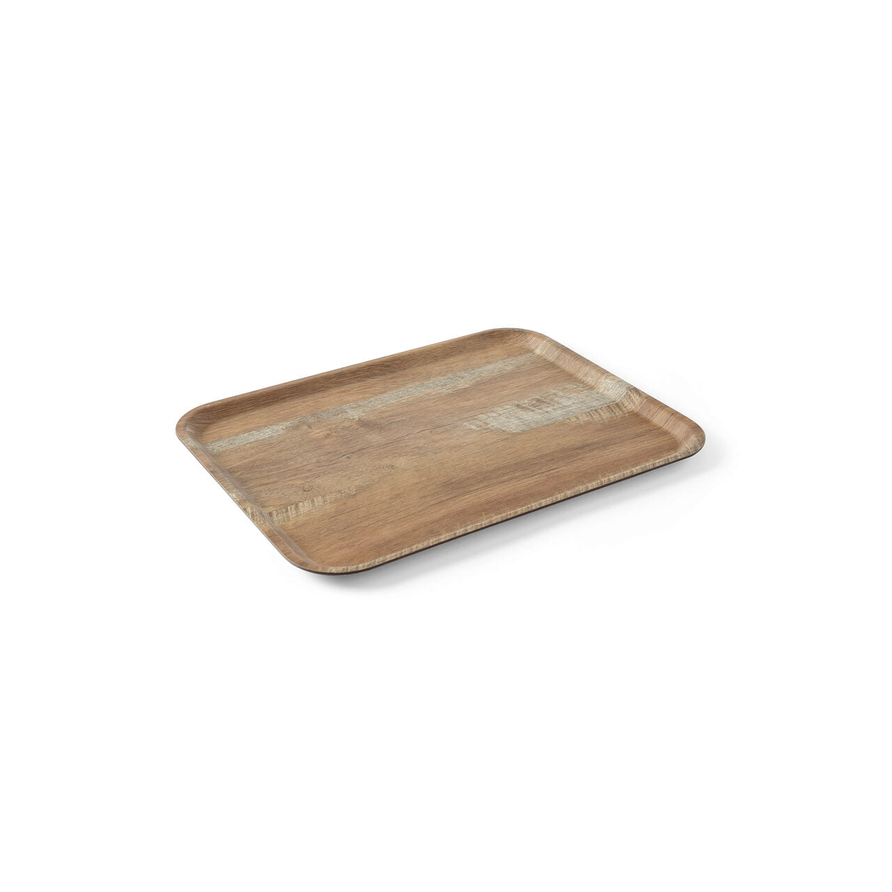 Tava servire 24x35 cm, din melamina, aspect de lemn stejar maro - CLICKPACK