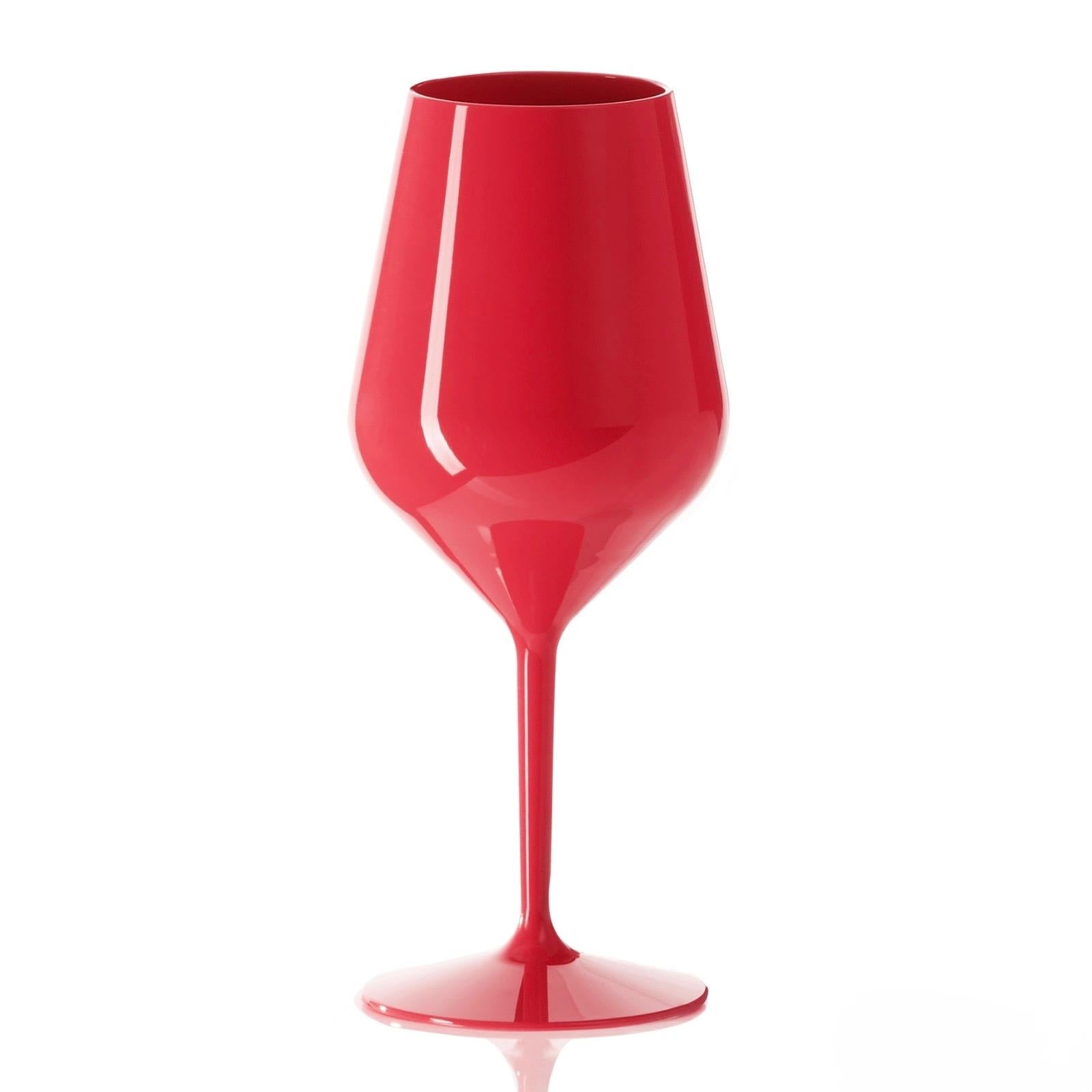 PAHARE ROSII PENTRU VIN/COCKTAIL 470CC TRITAN - CLICKPACK