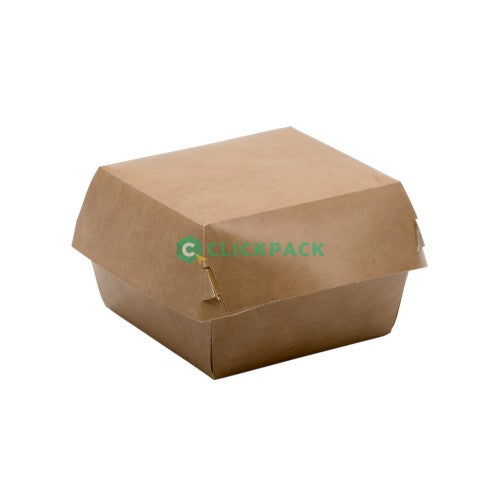 Set Cutie carton natur pentru hamburger - mica